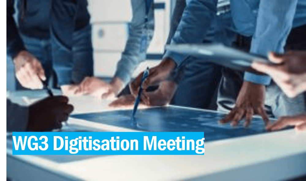 WG3.4 Digitisation Meeting